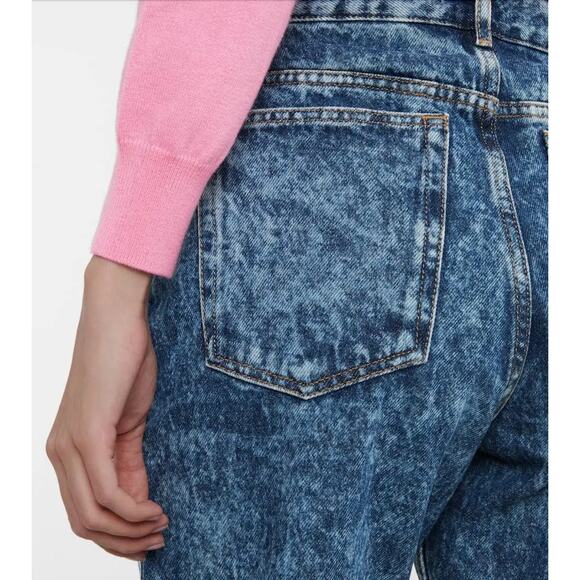 Isabel Marant Étoile Corsysr High Rise‎ Slim Straight Jeans Blue FR 36 - Picture 3 of 14